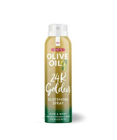 ORS Olive Oil Style & Shine 24k Golden Glistening Spray Olive Oil Frizz Control and Shine Glossing Hair Polisher Olive Oil Nourishing Sheen Spray - Bundle - Buy Online on GoSupps.com