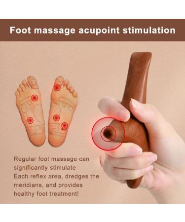 Wooden Massage Device - Gua Sha Board & Tool Sticks for Trigger Point Relief | Best Massage for Back Neck Shoulders & Feet - Buy Online on GoSupps.com