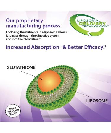 Shop Aurora Nutrascience Liposomal Glutathione - 500mg 30 Packets | Immune Support Antioxidant Non-GMO Gluten & Sugar Free - Buy Online on GoSupps.com