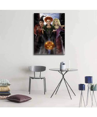 5D DIY Halloween Diamond Painting Kit - Three Pumpkin Witches Cross Stitch Embroidery for Adults - Buy Online on GoSupps.com