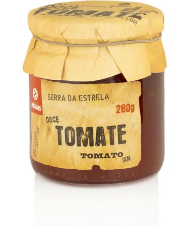 Confiture de tomates - Pot de 280g - Tomates cueillies la main - Id al pour les desserts et les petits d jeuners - Sans colorants ni conservateurs artificiels - Produit gourmet portugaise