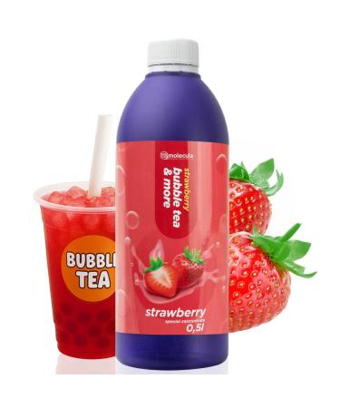 SIROP DE TH BULLES 0 5L CONCENTR DE FRAISE