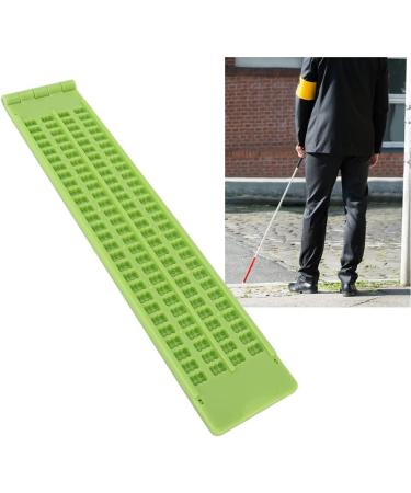 Portable Braille Writing Board Plastic with 4 Lines and 28 Cells Durable and Practical Accessory for Braille Learning - Buy Online on GoSupps.com