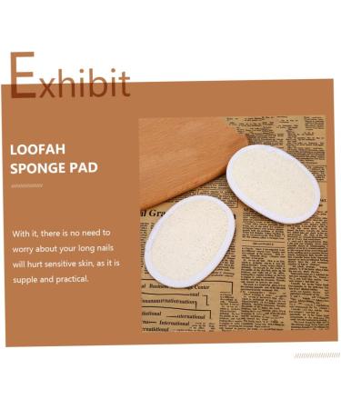 8 Pcs Natural Loofah Pads - Exfoliating Bath & Face Sponges for Oil Removal | International Shipping - Buy Online on GoSupps.com