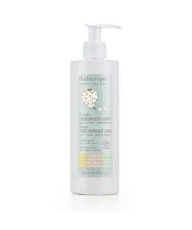 Organic Certified Nourishing Body Lotion with Shea Butter Lipids and Sweet Almond Oil - 0 Months - Made in Italy with 100% Recycled Bottle (12.84 Fluid Ounce)