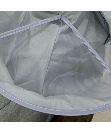 Waterproof Hair Cutting Cape - Adjustable Barber Cape for Kids & Adults | Grey Umbrella Haircut Styling - Buy Online on GoSupps.com