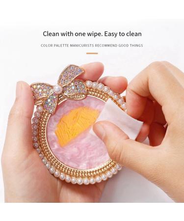 wemee 2Pcs Resin Nail Art Palette Bow Decorated with Rhinestones Nail Art Display Board - Buy Online on GoSupps.com