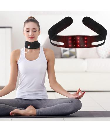 AKARY Infrared & Red Light Therapy Belt for Neck - Deep Pain Relief with 660nm LED Red Light and 850nm Near-Infrared Light - Flexible Wearable Wrap Pad - Neck & Body Therapy - 15pcs - Buy Online on GoSupps.com