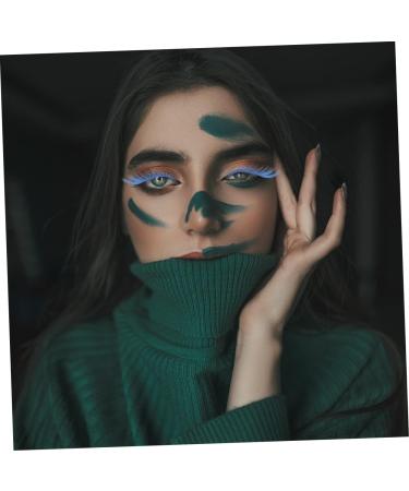 FRCOLOR 2 Pairs Blue Long Eyelashes Spider Art Eyelashes Girl Clothes False Eyelashes Extension Blue Eyelashes Faux Eyelashes Handmade False Eyelashes Outfits Halloween - Buy Online on GoSupps.com