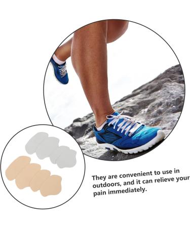 FOMIYES 32 Pcs High Heeled Sneakers Insoles Anti Slip Shoe Cushions Heel Pads & Lining Light Grey & Beige Ultimate Comfort for Women - Buy Online on GoSupps.com