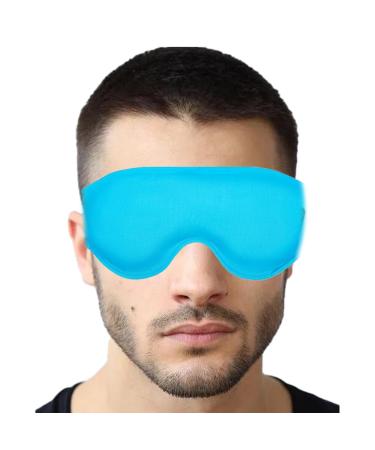 Gel Eye Cover - Cooling Eye Reusable Masque - Shading Design Sleeping Tool for Business Trip Travel Home and Car