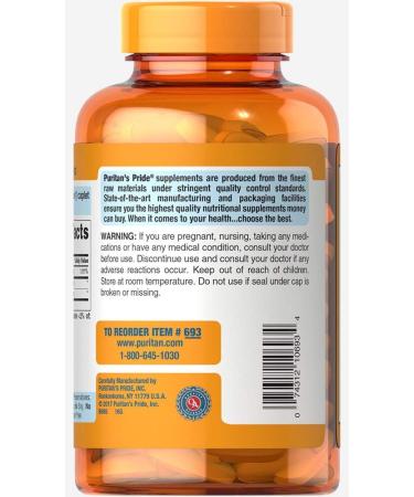 Puritan's Pride 1000mg Vitamin C with Bioflavonoids & Rose Hips - 250 Count Immune Support Supplement - Buy Online on GoSupps.com