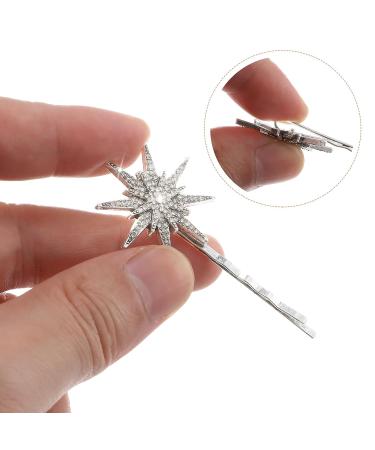 Beaupretty Vintage Star Moon Hair Clips - Silver Moon Barrette Bobby Pins for Women - Buy Online on GoSupps.com