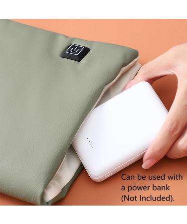 Winter Outdoor Camping Pocket Pouch Design Graphene Heating Hand Warmer Electric Heated Pad 3 levels of heat settings with USB port Rechargeable Electric Hot Bed Warmer White - Buy Online on GoSupps.com