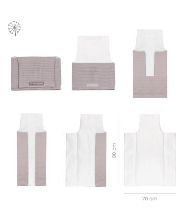 Shop Mimuselina Wrap Pad - Portable Water & Dirt Repellent Diaper Changing Pad | Foldable & Upholstered for Easy Travel - Buy Online on GoSupps.com