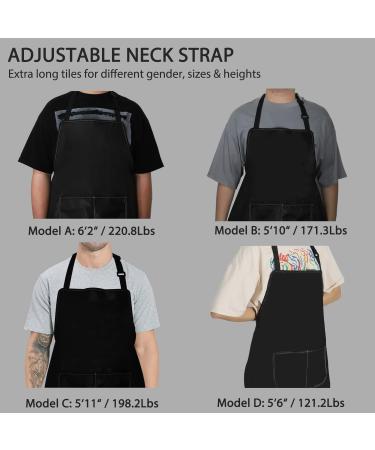 POFULL Pick A Color Nail Tech Apron Nail Technician Apron Nail Art Supplies for Nail Salons Pick a Color Apron Medium - Buy Online on GoSupps.com