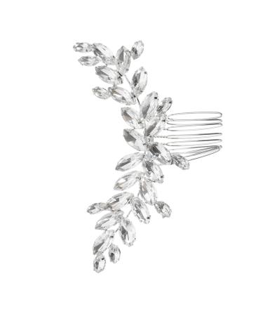 Ipetboom vintage women's diamond hair comb for hair side comb Grab the drill European and American rhinestones bride comb wedding hair combs for women accessories