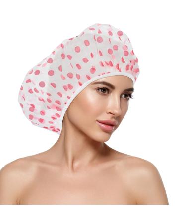 Lusofie 12-Piece Waterproof Shower Caps for Women - Reusable Elastic Shower Hoods for Long Hair - Spa & Salon Essential (Blue Green Pink) - Buy Online on GoSupps.com