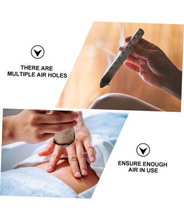 JECOMPRIS Moxa Burner Pot - U-Shaped Moxibustion Tool for Adults | Ceramic Moxibustion Massage Device | International Shipping Available - Buy Online on GoSupps.com