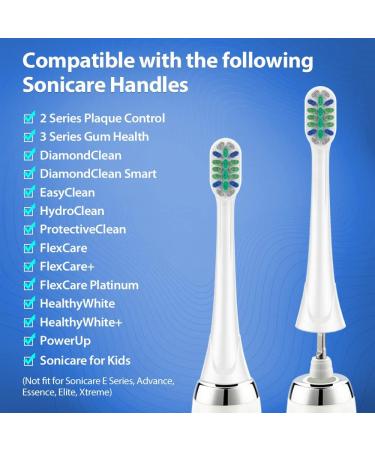 8 Pack NEDIFON Toothbrush Replacement Heads for Philips Sonicare - Compatible with ProtectiveClean, EasyClean, DiamondClean - HX9023 Replacement Heads for Electric Brushes - Buy Online on GoSupps.com