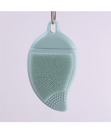 Face Exfoliator Scrubber Double Side Silicone Face Scrub Brush - Manual Hair Scrub for Women and Men Skin Care Face Brushes for Sensitive Dry Skin Gray Green - Buy Online on GoSupps.com