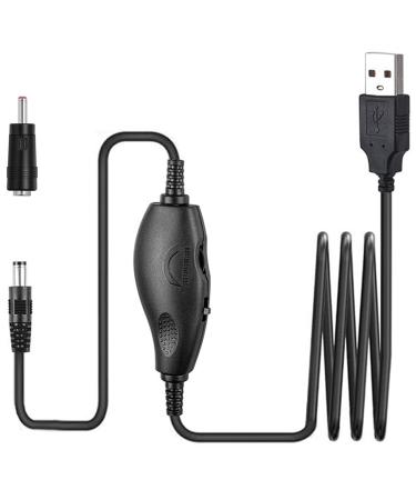 Electric Nail Drill Power Cord Replacement USB Charger Power Cord Compatible with AIRSEE/ OVX/ ALLES/ AUTENPOO/ COSITTE/ MelodySusie/ KITCCI Portable Electric Nail Drill