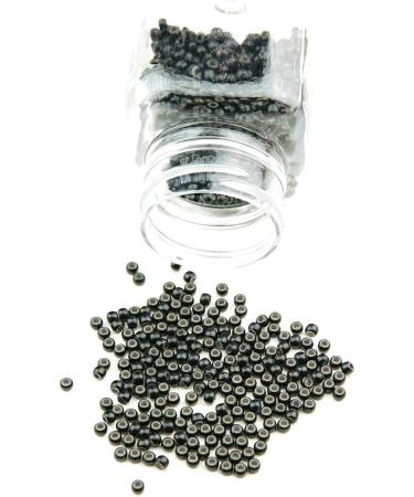 KOCONI 1000 Pcs Nano Rings Silicone Lined 3mm Hair Extension Beads Micro Beads Silicone Lined Nano Beads Silicone Lined Nano Rings #1 Black Nano Silicone 1000 PCS #1 Black - Buy Online on GoSupps.com