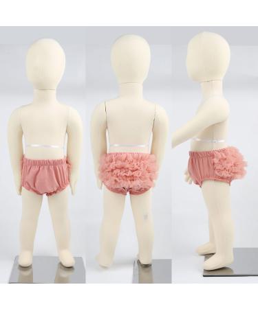 HOOLCHEAN Baby Infant Girls 2PCS Set Tulle Ruffle Bloomer 6-12 Months in Pink & Dusty Pink - Buy Online on GoSupps.com