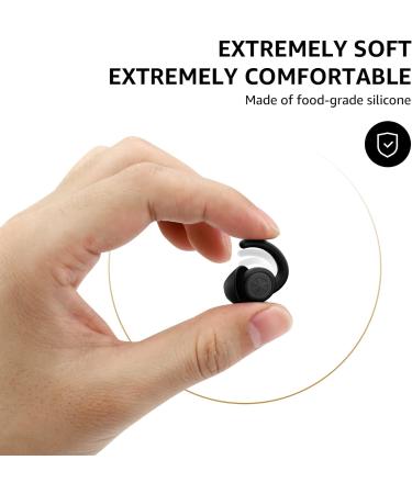 BUENSUENO Noise Cancelling Ear Plugs for Sleeping - 2 Pairs Reusable Silicone Earplugs with Travel Case - Sound Blocking for Sleep, Work, Swimming, Concerts (Black Star) - Buy Online on GoSupps.com