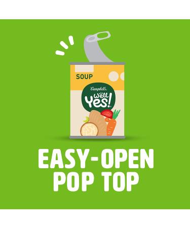 Campbell's Well Yes! Chicken Noodle Soup - 15g Protein - 16.2oz Can (Pack of 12) - Buy Online on GoSupps.com