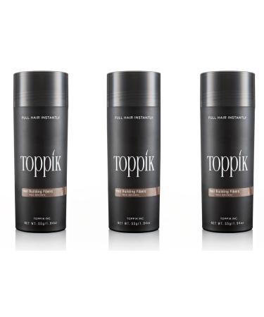 Spencer Forrest Inc Toppik Hair Densification 55 g Hair Densification Hair Densification Hair Fiber Value Offer Color Medium Brown Medium Brown