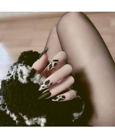 24 Pcs Halloween Nails Press on Nails for Women Artificial Fake Nail Tips Trim Easily Stylish Design Pattern Nail Tips for Halloween Party Christmas #1 - Buy Online on GoSupps.com