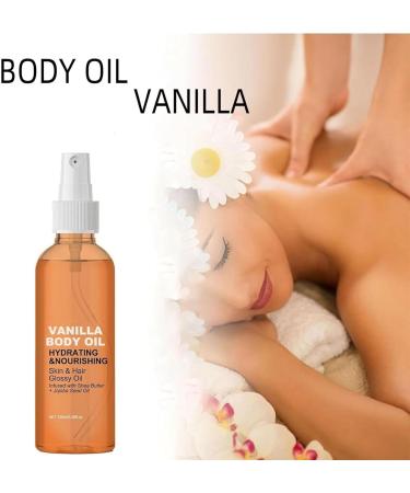 Vanilla Cashmere Body Oil Vanilla Cashmere Lotion Moisturizing Moisturizing and Firming Body Oil for Dry Skin and Hair 100ml - Buy Online on GoSupps.com