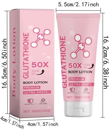 50X Glutathione Toning Body Lotion Glutathione Niacinamide Body Lotion Retinol Body Cream Moisturizing and Soft Skin (1 PCS) - Buy Online on GoSupps.com