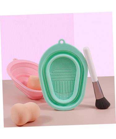 FRCOLOR Set of 3 cleaning pads for make-up brushes cleaning bowl for make-up brushes silicone brush cleaning pad tool make-up brush cleaner for cosmetic brushes brush cleaning pad mat - Buy Online on GoSupps.com