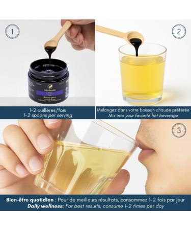  HERBOSIA Shilajit Costus Nigella - Pure Resin Formula 50g - Natural Triple Extract Premium - French Quality - Buy Online on GoSupps.com