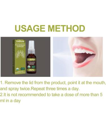 Herbal Lung Cleansing Spray Lung Cleanse and Detox Natural Herbal Lung Essence Natural Herbal Spray for Lung and Respiratory Support (1 PC) - Buy Online on GoSupps.com
