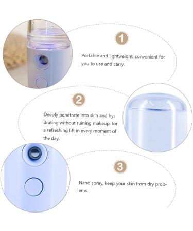 DOITOOL Portable Diffuser 1pc Plastic Nano Durable Steamer Humidifier Face Facial Multi-function Portable Usb Women Practical - Buy Online on GoSupps.com