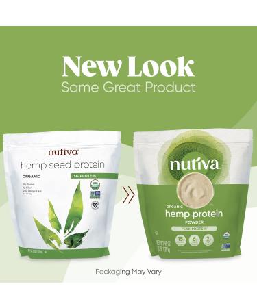 Nutiva Organic Hemp Protein 15g - 3 lbs (1.36kg) | Plant-Based Superfood - Buy Online on GoSupps.com