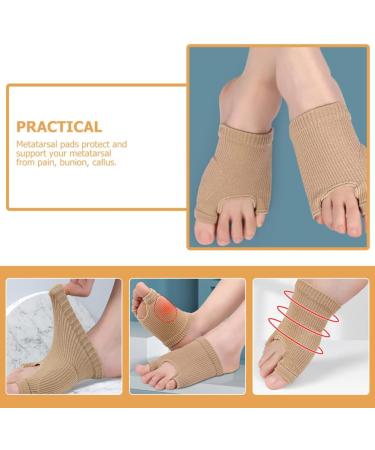 Buy Forefoot Tabi Set - Anti-Slip Insoles & Metatarsal Sleeves for Comfortable Foot Support | 1 Pair 11.8x8cm - Buy Online on GoSupps.com