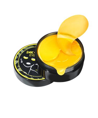 Under Eye Patches: Golden Under Eye Mask for Dark Circles Solution Puffiness Bags Treatment Wrinkle Reduction