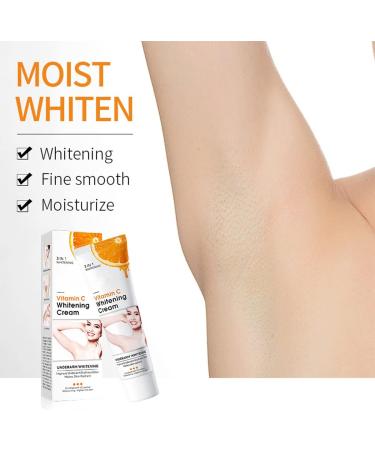 Underarm Whitening Cream Whitening Moisturizing Cream Improve Dull Skin Tone Suitable for All Skin Types (3PCS) - Buy Online on GoSupps.com