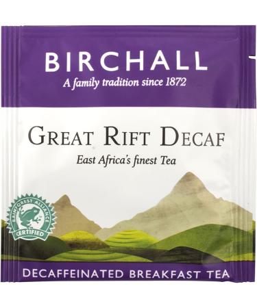 Birchall Great Rift Decaf English Breakfast Tea Bags - 20 Enveloped Plant-Based Prism Tea Bags - Buy Online on GoSupps.com