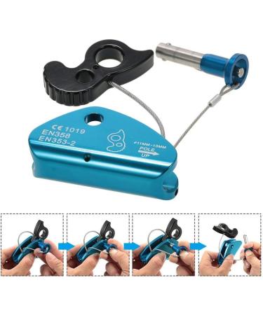 Yundxi Rope Grab Ascender 15KN Riser for 11-13mm Rope | Rock Climbing Arborist Gear - Buy Online on GoSupps.com