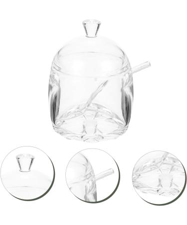 Zerodeko Clear Container Coffee Container 4pcs Spice Jar Salt Shaker Acrylic Household Ornament Container Condiment Bottle - Buy Online on GoSupps.com