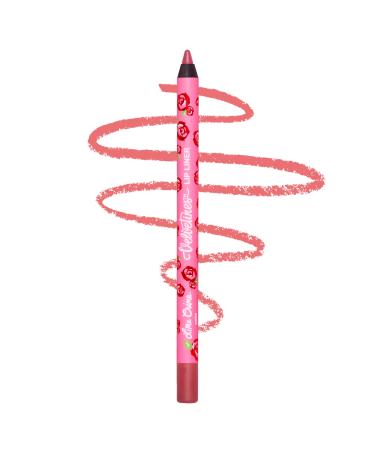 Lime Crime Velvetines Lip Liner  Cake (Toasty Pink) - Soft & Creamy Texture - Long-Lasting Nude Matte Lip Lining Pencil - Waterproof Formula  Won't Smudge or Transfer - Vegan & Cruelty-Free