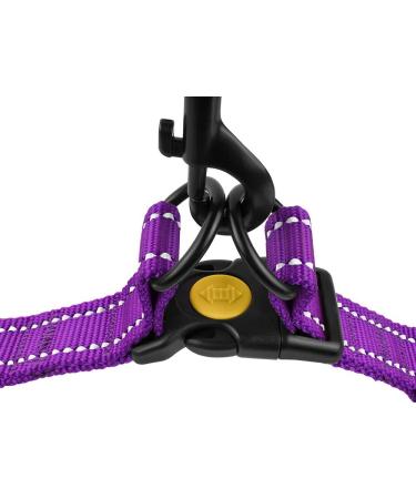 Collardirect Reflecting Dog Harness - Adjustable Sizes S M L for Outdoor Walks - Available in Pink Black Red Purple Mint Green Orange Blue & Lila - Buy Online on GoSupps.com