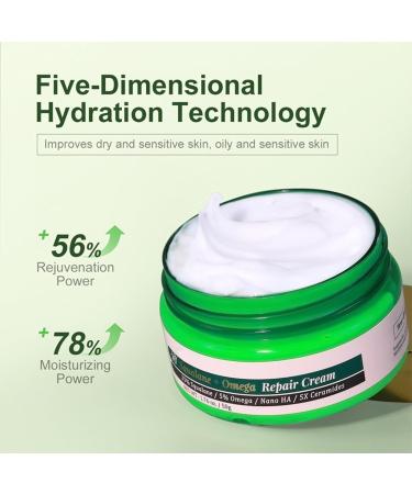 Squalane Anti Aging Face Cream- Anti Wrinkle Face Cream - Moisturiser Face Women - Barrier Repair Cream - High Efficiency Squalane Ingredients - Face Cream for Deeply Nourishes Skin - Buy Online on GoSupps.com