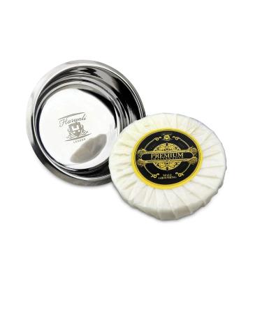 Premium Shaving Set for Men - Silver Lace Brush Double Edge Razor Stainless Steel Stand & Haryali London Soap - International Shipping Available - Buy Online on GoSupps.com