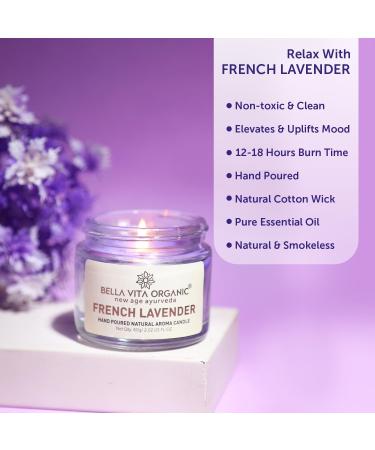 Buy Bella Vita Organic Aroma Candles Set of 4 - Scented Vanilla Cinnamon Lavender & Rose - Perfect for Gifting & Home Decor - 60G Each Up to 15 Hours Burn Time - International Shipping Available - Buy Online on GoSupps.com